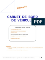 Carnet de Bord de Véhicule