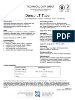 Denso LT Tape: Composition Surface Preparation