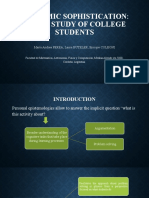 Epistemic Sophistication - Perea - Buteler - Coleoni