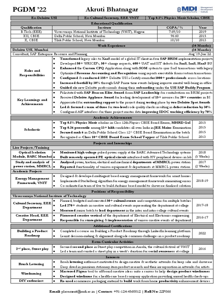 22p066 akruti bhatnagar cv pdf electrical engineering software as