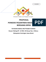 Proposal - Program - Kemaslahatan - 2019 Yayasan Darul Muttaqin Cilimus