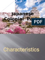 Japanese Colonial Period