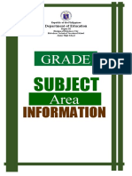 4Q Grade 7 - Subject Area Information