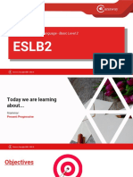 ESLB2 - Unit 3 - Lesson 2 - Present Progressive - New Content