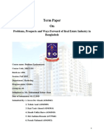  Problems, Prospects and Ways Forward of Real Estate Industry in Bangladesh.
