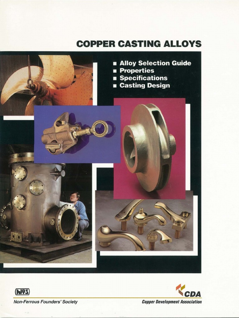 CDA Copper Alloys PDF Bronze Casting (Metalworking)