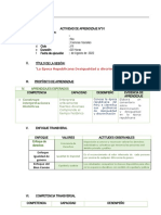 Sesion de Aprendizaje