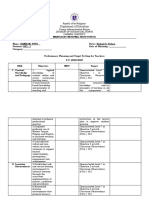 2022-2023 Performance Planning Target Setting For Teachers - Almie Tuto