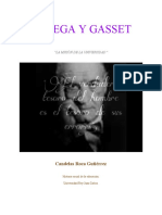 Trabajo de Ortega y Gasset 