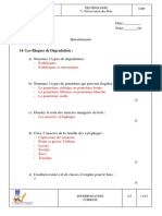 Partie 5 - Présentation Des Bois CORRIGE