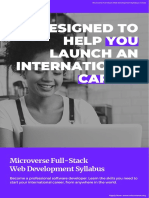 Designed To Help You Launch An International Career: Microverse Full-Stack Web Development Syllabus