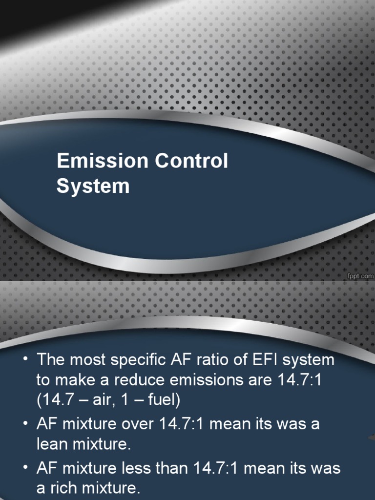 Chapter 3 Emission Control PDF