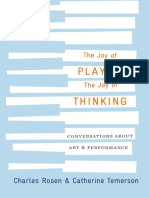 The Joy of Playing, The Joy of Thinking by Charles Rosen, Catherine Temerson