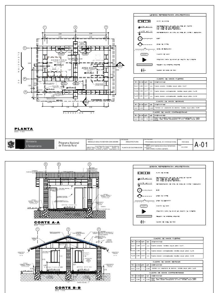 Mejoramiento de Vivienda Rural en Perú | PDF | Diseño arquitectonico ...