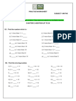 Class 1 Practice Sheet (CH 2)