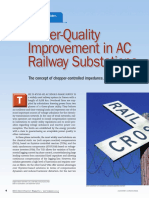 Power-Quality Improvement in AC Railway Substations: The Concept of Chopper-Controlled Impedance