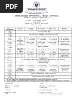 CLASS PROGRAM G11 Level