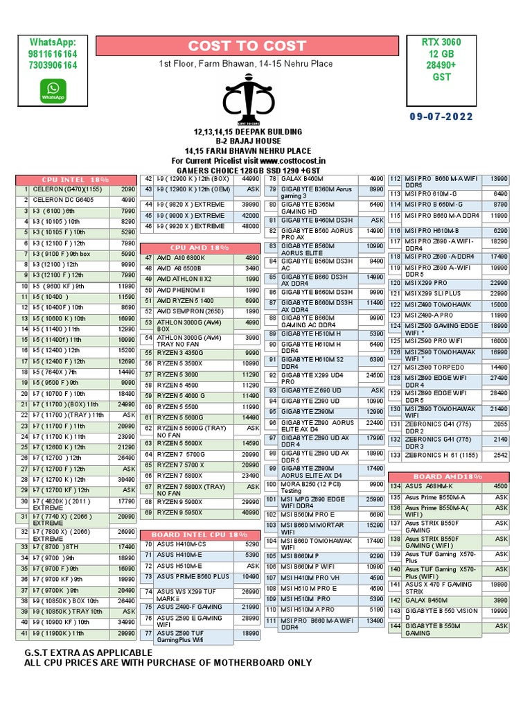 Tech Enthusiasts' Hardware Deals | PDF | Computer Architecture ...