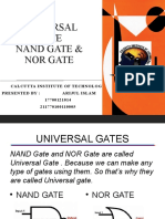 Universal Gate Nand Gate & Nor Gate