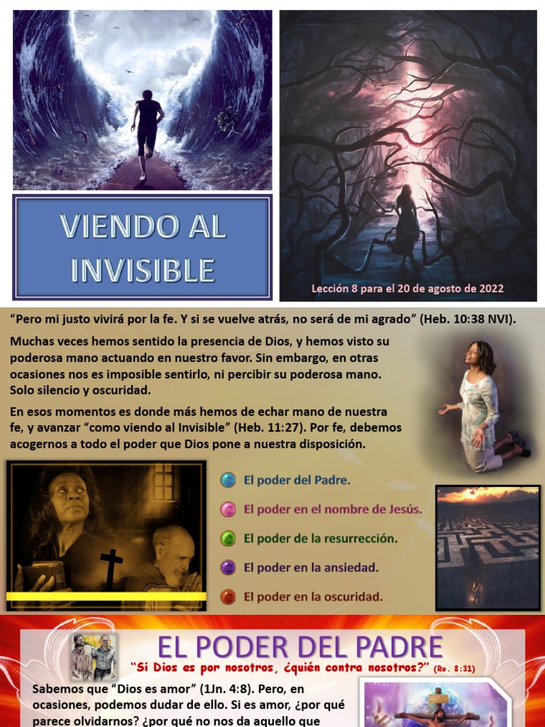 Viendo Al Invisible | PDF | La resurrección de Jesús | Jesús