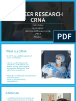 Career Research Crna