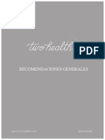 Recomendaciones Generales Twohealth