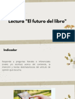 Lectura El Futuro Del Libro