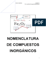 Nomenclatura de Compuestos Inorganicos