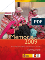 Memoria Nual 2009 (Aecid)