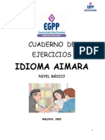 Cuaderno de Ejercicio Aymaya