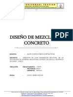 1-Diseño de Mezcla de Concreto