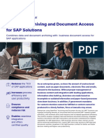 Opentext Archiving and Document Access For Sap