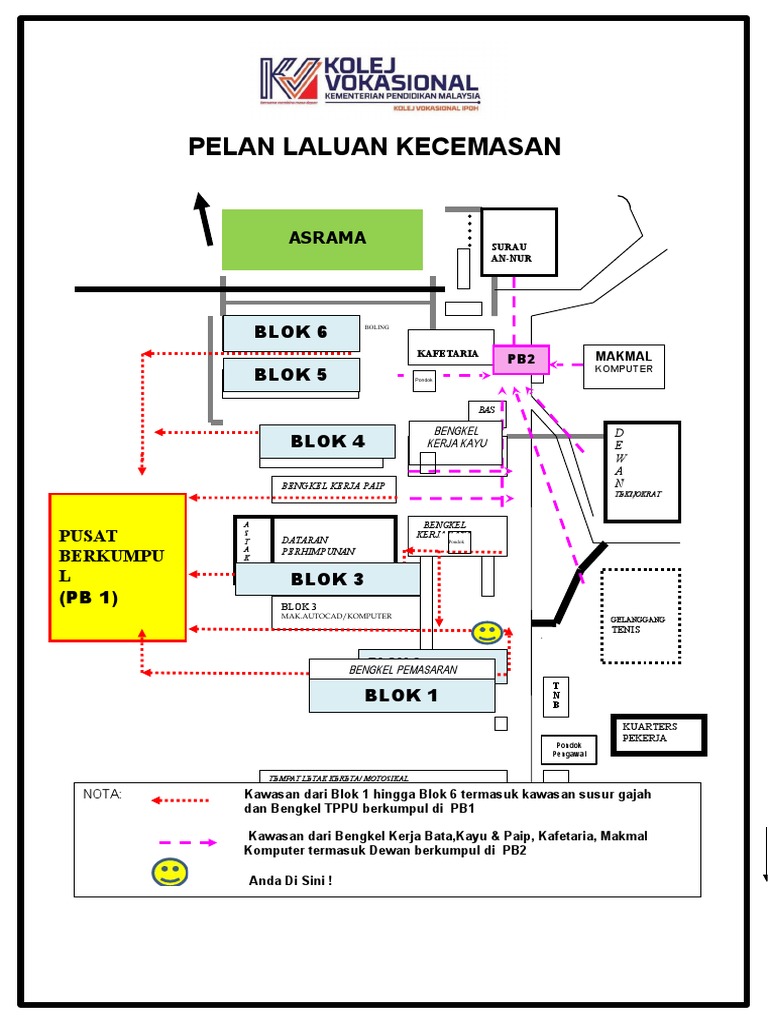 1.4 Pelan Laluan Kecemasan KVIP 2022 | PDF