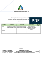 Granting Procedure For Aluminum Composite Panel For External Cladding and Internal Finish