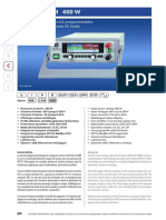 EA-EL 3000 B 400 W: Charges Électroniques DC Programmables Programmable Electronic DC Loads