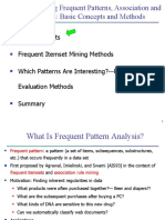 Basic Concepts Frequent Itemset Mining Methods Which Patterns Are Interesting?-Pattern Evaluation Methods