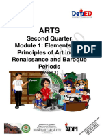 Second Quarter Module 1: Elements and Principles of Art in The Renaissance and Baroque Periods