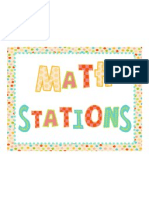 Math Stations New