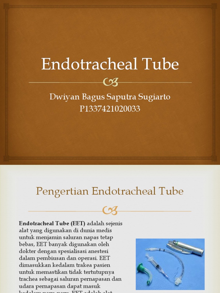 Konsep Dasar Endotracheal Tube | PDF