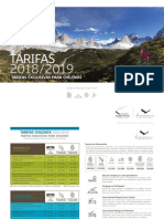 Tarifario Fantstico Sur 2018-2019 Exclusivo para Chilenos