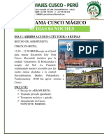 Programa Cusco Magico 05d 04n