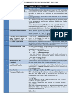 Section I (Changes For NEET (UG) - 2022) S. No. Parameter NEET (UG) - 2022 1