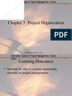 Chapter 3 Project Organization Information Systems Project Managementdavid Olson 3 1 Mcgraw Hill Irwin 2004