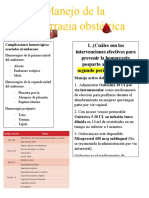 ¿Cuáles Son Las Intervenciones Efectivas para Prevenir La Hemorragia Posparto Al Finalizar El Segundo Período Del Parto?