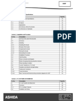 Table of Contents Section 1: Introduction and Specifications Sr. No. Description Page No