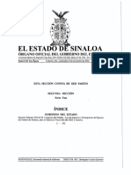 Ley de Ingresos y Presupuesto de Egresos Del Estado de Sinaloa para El Ejercicio Fiscal Del Año 2021