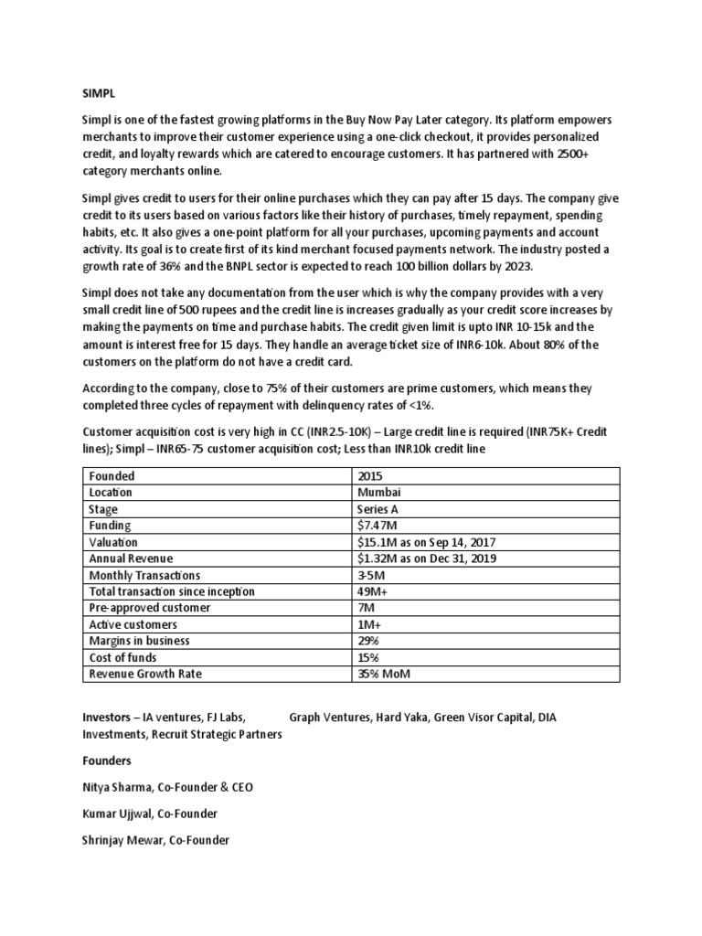 LazyPay and Simpl Download Free PDF Credit Finance Money Management