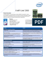 Intel Ultimate N Wifi Link 5300: Product Brief
