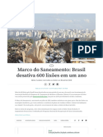 Marco Do Saneamento - Brasil Desativa 600 Lixões em Um Ano - Agência Brasil