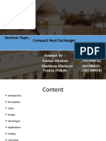 Seminar Topic: Compact Heat Exchanger